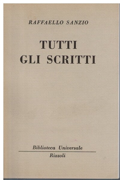 Tutti gli scritti