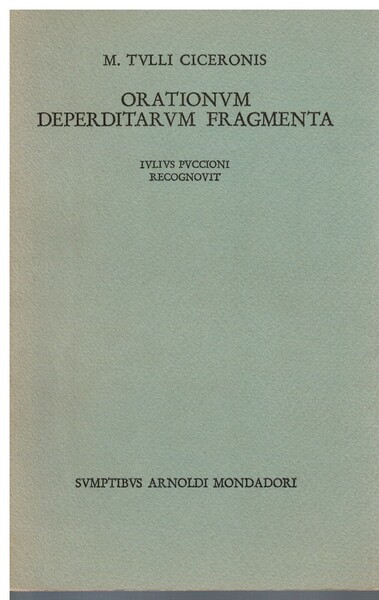 Orationum deperditarum fragmenta