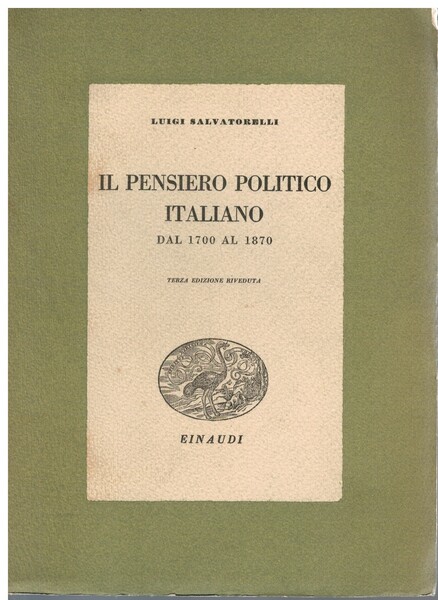 Il pensiero politico italiano dal 1700 al 1870