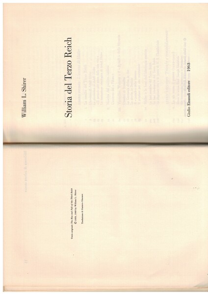 Storia del terzo Reich