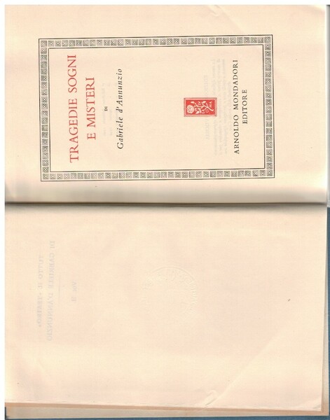 Tragedie sogni e misteri