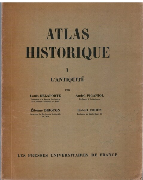 Atlas historique L'antiquité