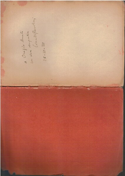 Odor di terra con una introduzione di Giuseppe Ungaretti