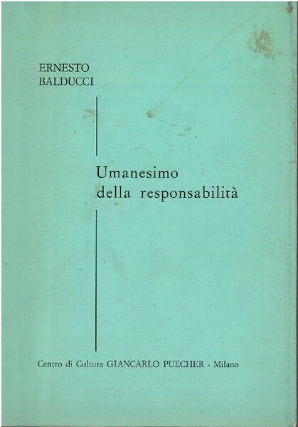 Umanesimo della responsabilità
