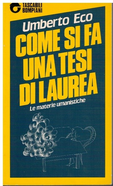 Come si fa una tesi di laurea