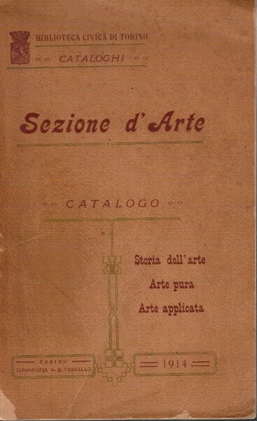 Sezione d'arte storia dell'arte arte pura arte applicata