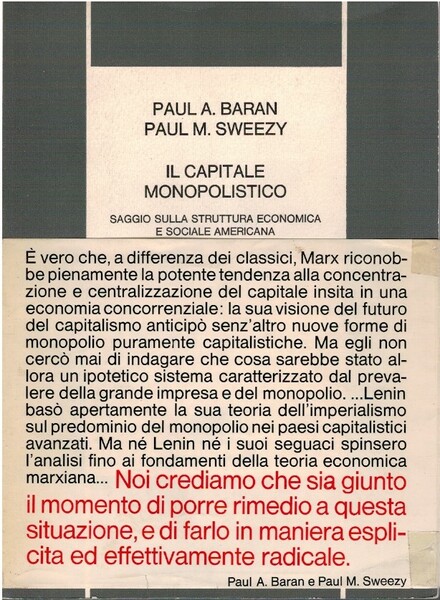 Il capitale monopolistico