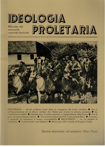 Ideologia proletaria rivista dei comunisti marxisti Leninisti