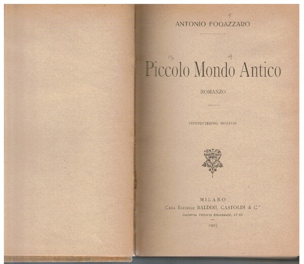 Piccolo mondo antico