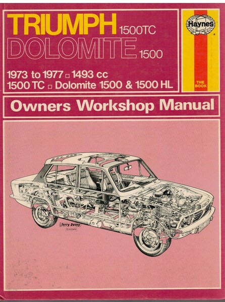 Triumph 1500TC & Dolomite 1500 Owners Workshop Manual