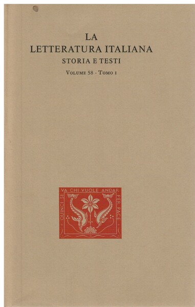 Poeti minori dell'ottocento Tomo I