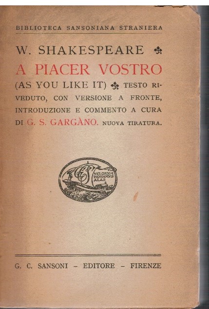 A piacer vostro
