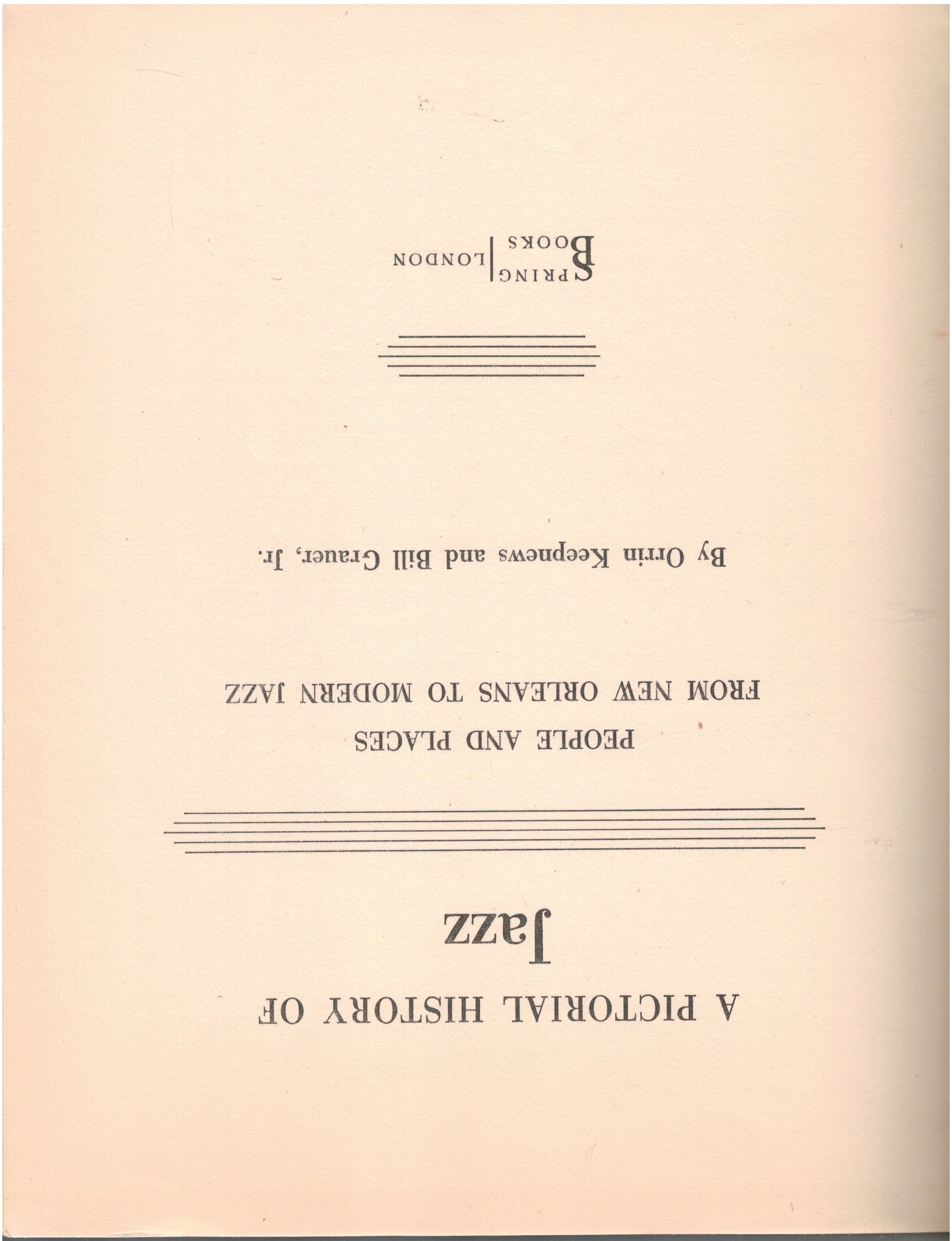 A pictorial History of Jazz