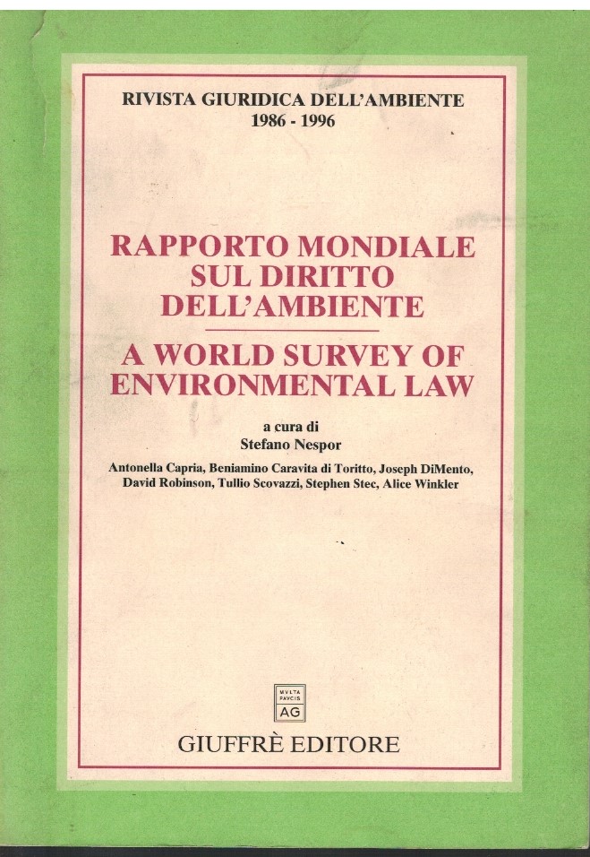 A world survey of environmental law