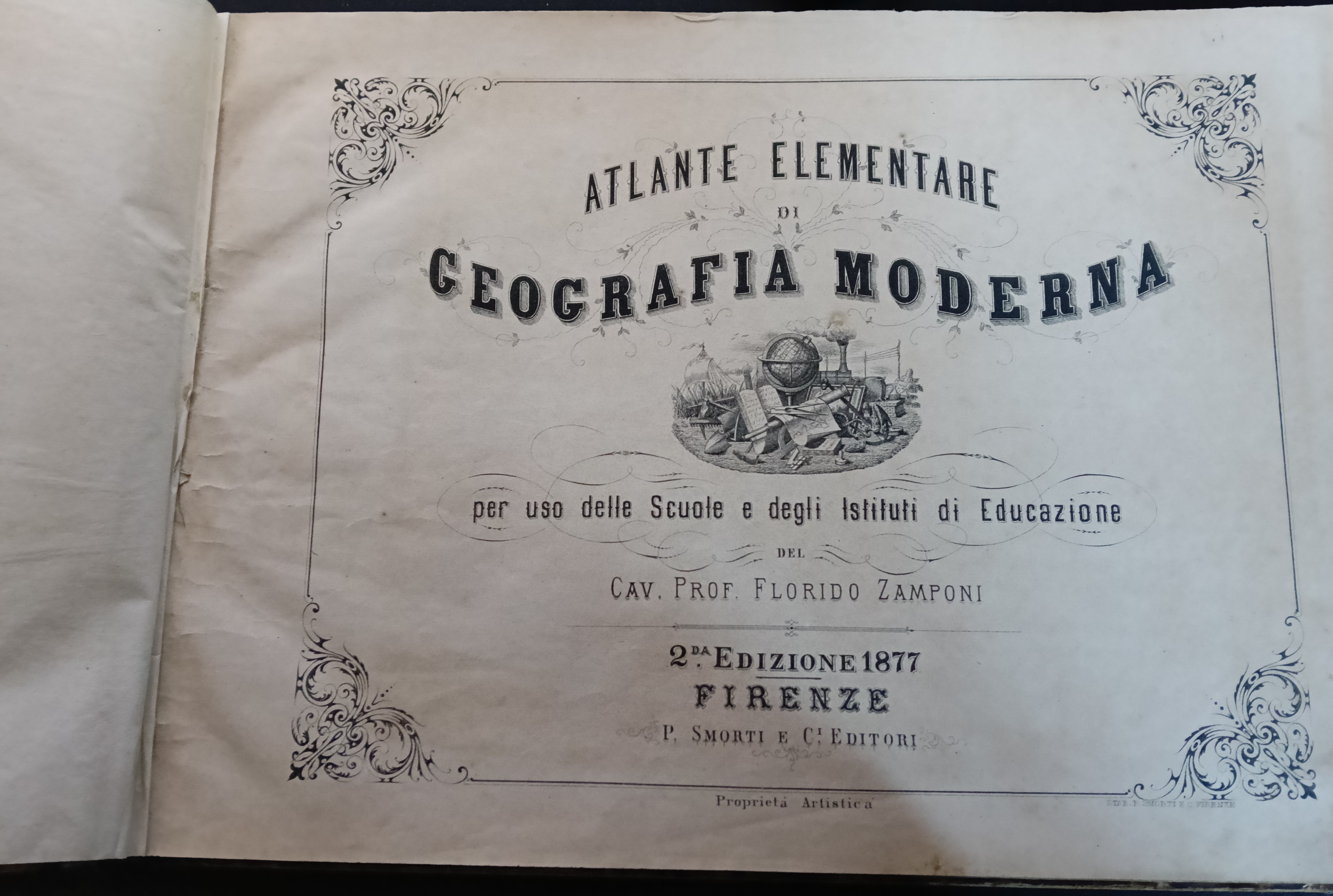 Atlante elementare di Geografia moderna per uso delle Scuole e …