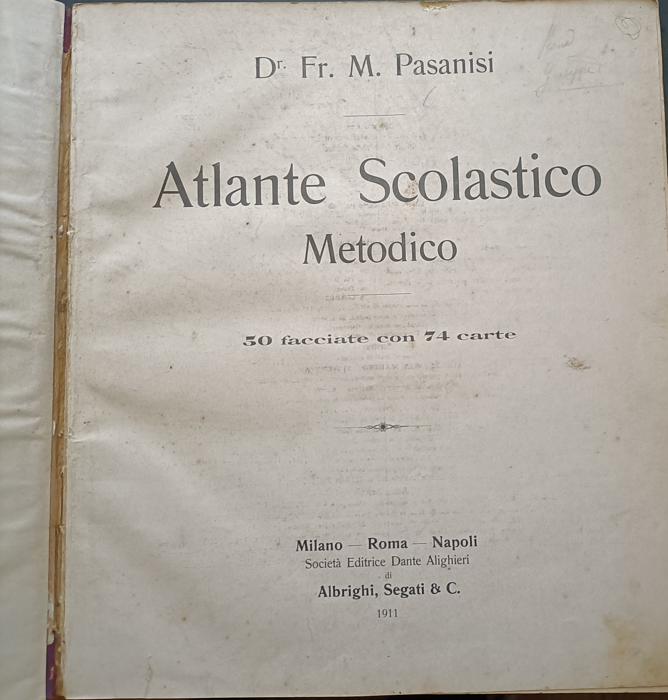 Atlante scolastico metodico. 50 facciate 74 carte