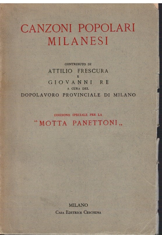 Canzoni popolari milanesi