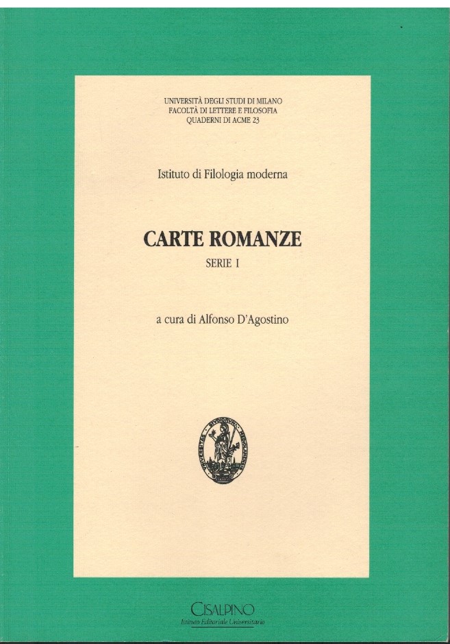 Carte romanze Serie I