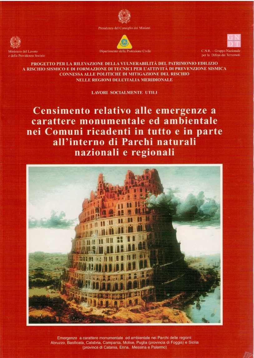 Censimento relativo alle emergenze a carattere monumentale ed ambientale