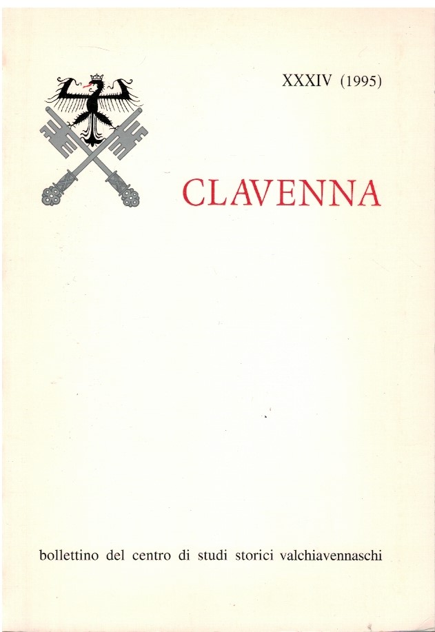 Clavenna XXXIV (1995) Bollettino del centro di studi storici valchiavennaschi