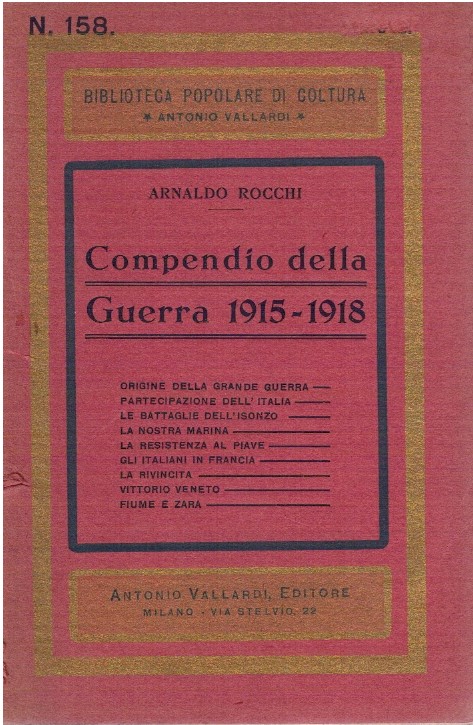 Compendio della guerra 1915-1918