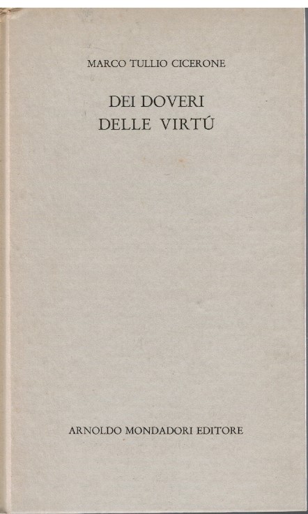 Dei doveri delle virtÃ¹