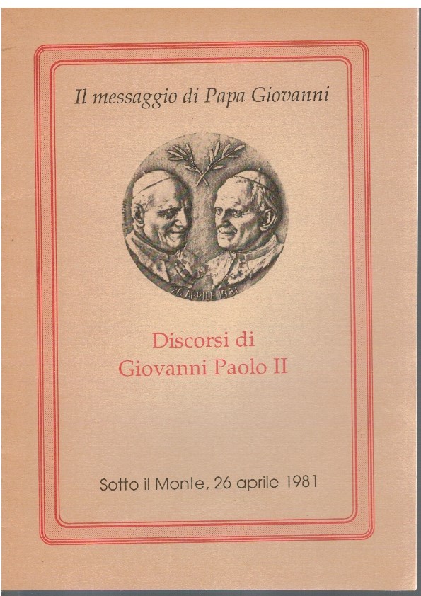 Discorsi di Giovanni Paolo II