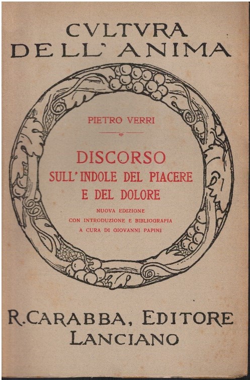 Discorso sull'indole del piacere e del dolore