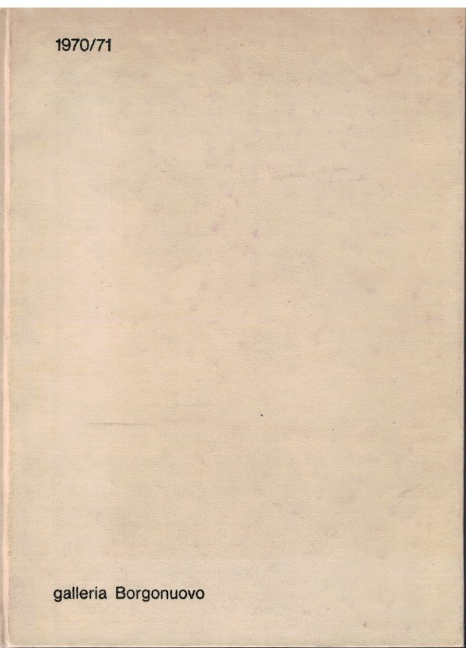 Galleria Borgonuovo 1970/1971