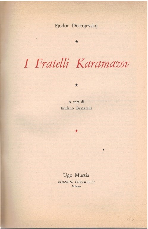 I fratelli Karamazov