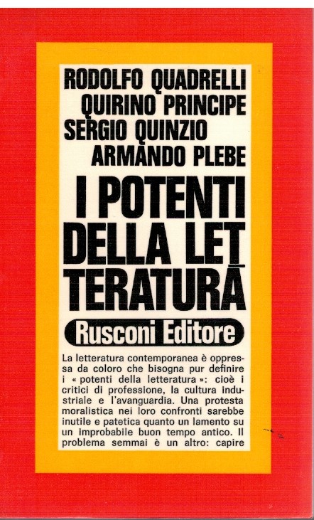 I potenti della letteratura
