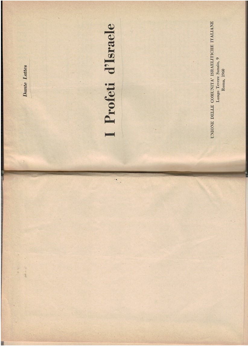 I profeti d'Israele