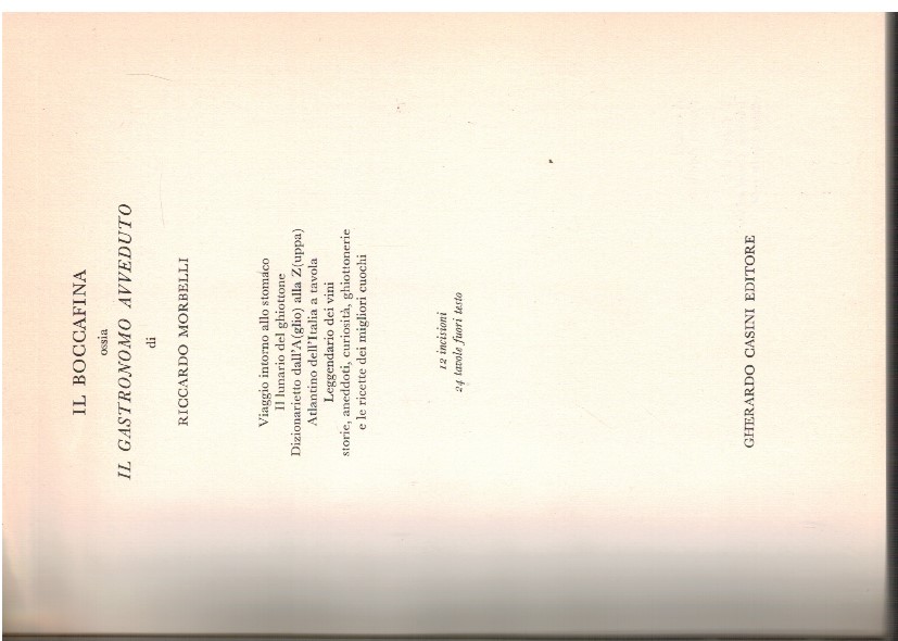 Il Boccafina ossia il gastronomo avveduto