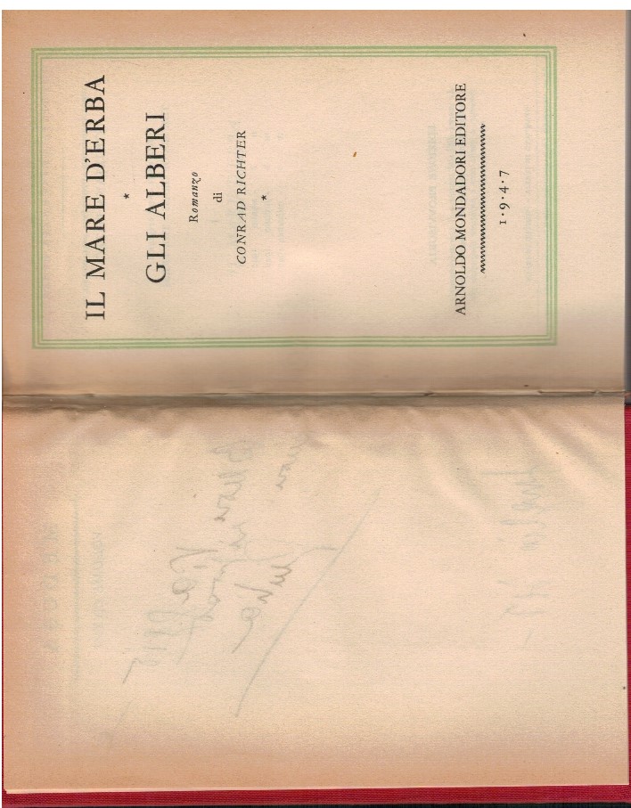 Il mare d'erba Gli alberi