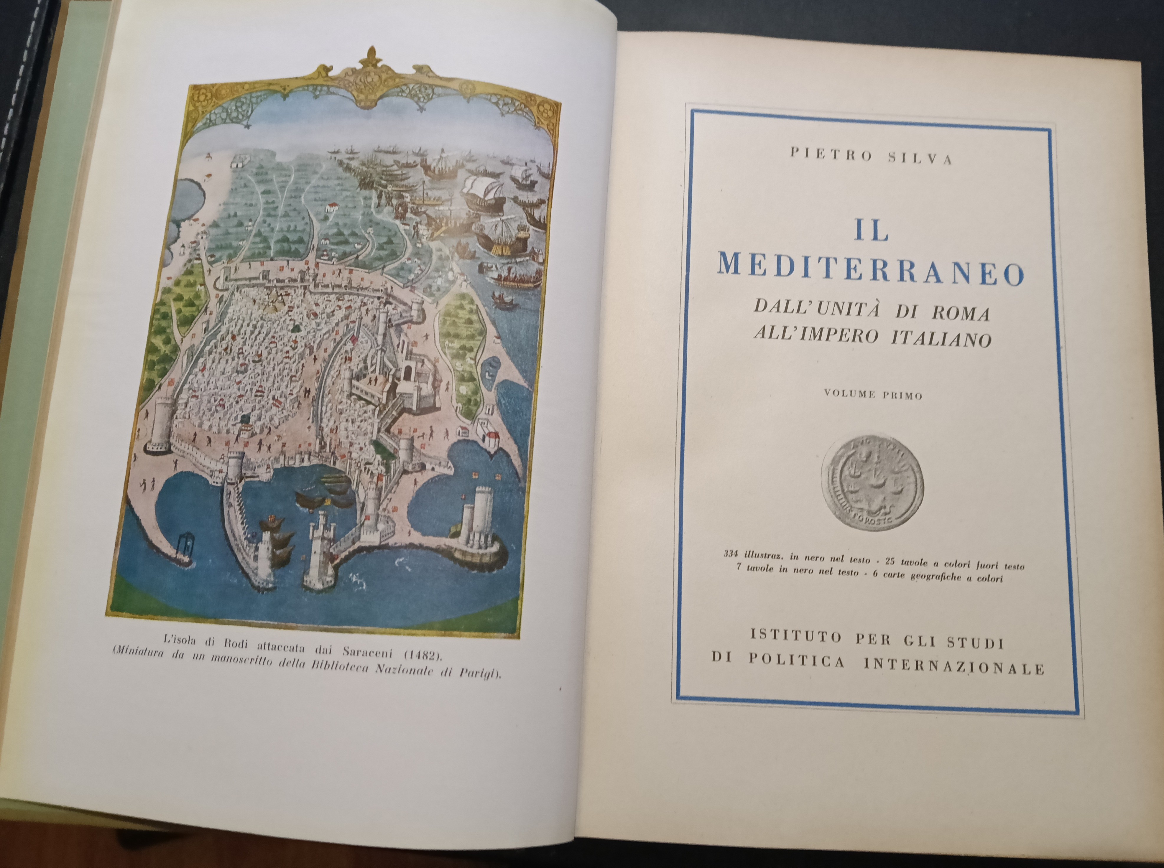 Il mediterraneo dall'unità di Roma all'impero italiano Vol.I