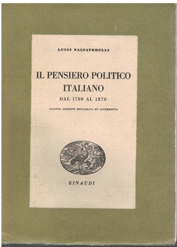 Il pensiero politico italiano dal 1700 al 1870