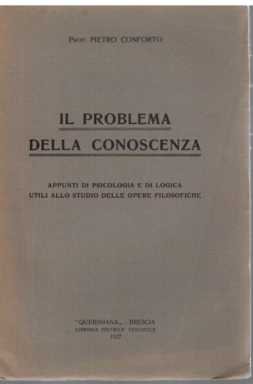 Il problema della conoscenza