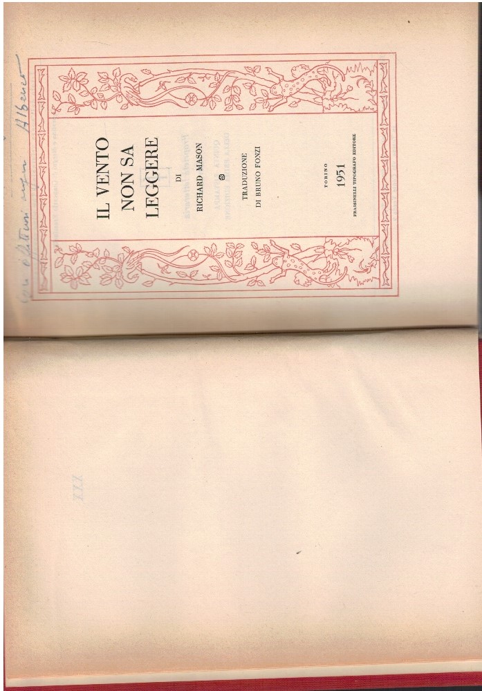 Il vento non sa leggere