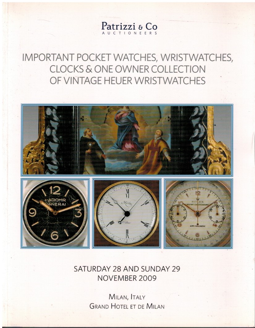 Important pocket watches, wristwatches, clocks & one owner collection of …