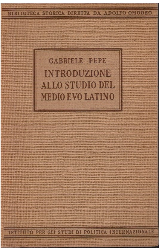 Introduzione allo studio del Medio Evo latino