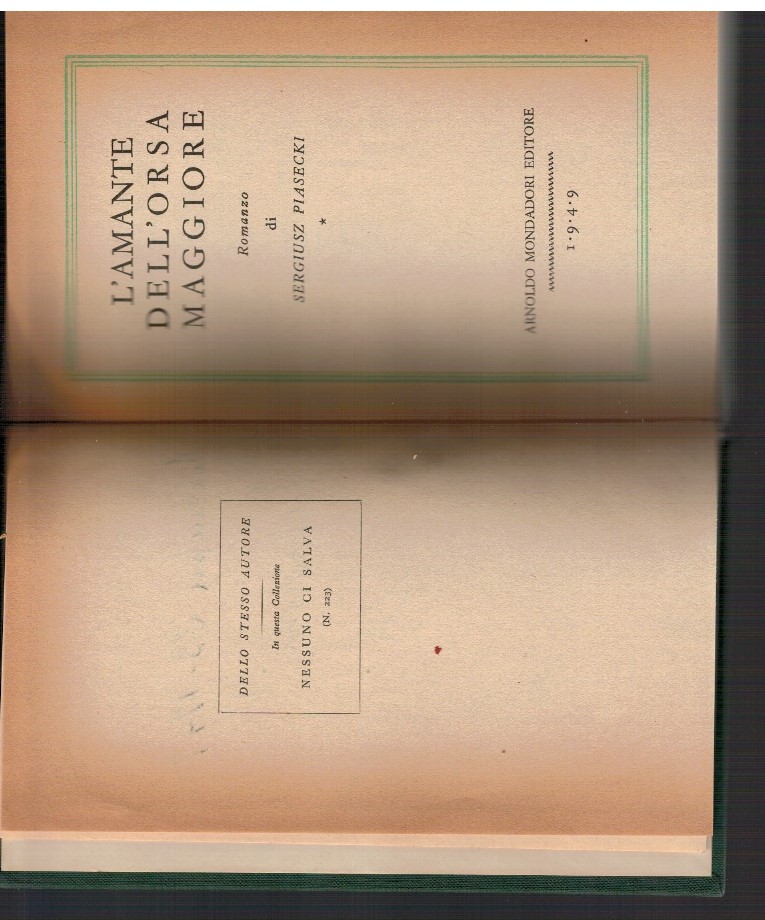 L'amante dell'orsa maggiore