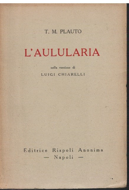 L'aulularia