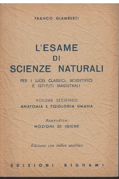 L'esame di scienze naturali Volume secondo