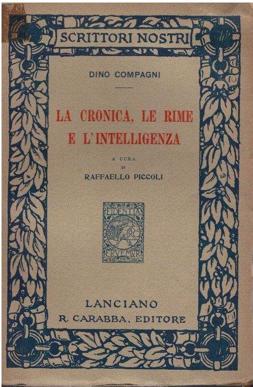 La cronica, le rime e l'intelligenza