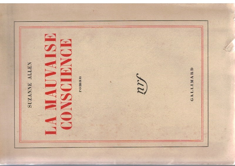 La mauvaise conscience