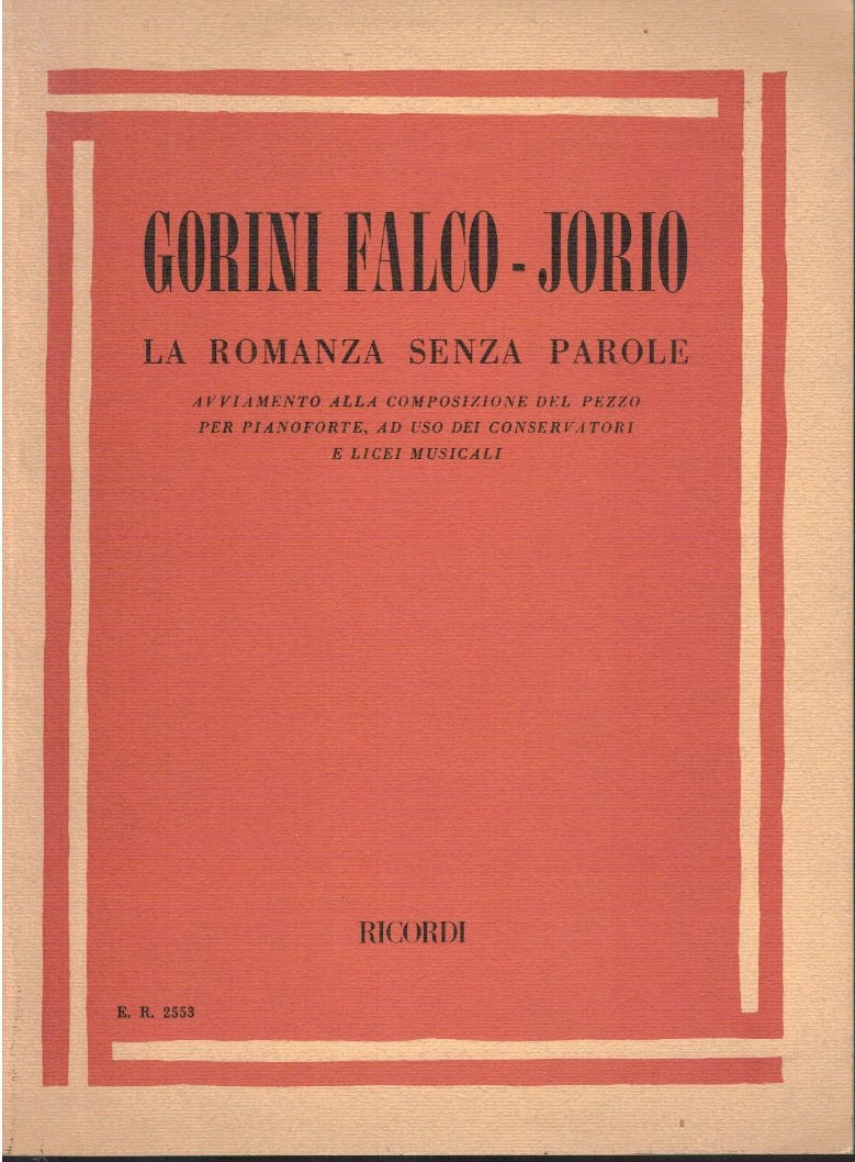 La romanza senza parole. Avviamento alla composizione del pezzo per …