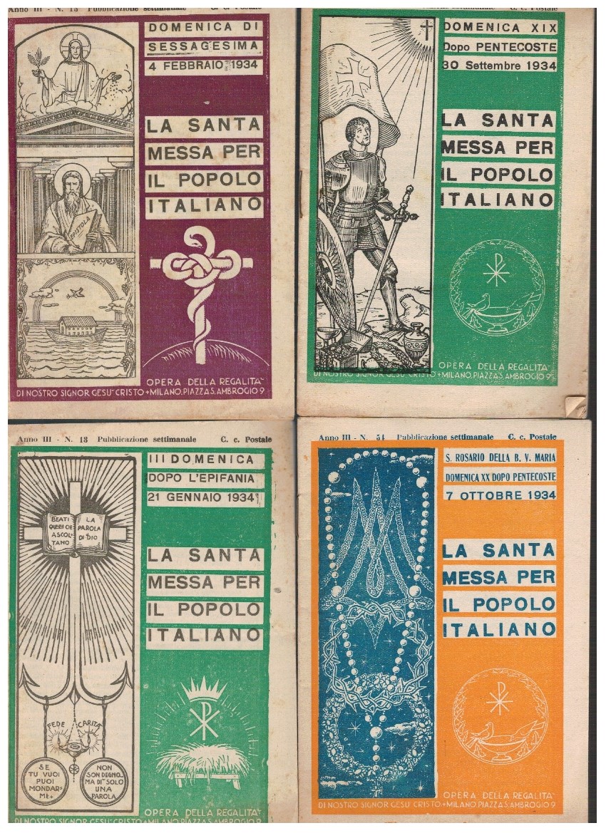 La santa messa del popolo italiano