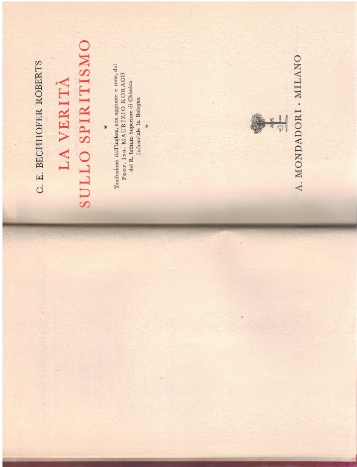 La verità sullo spiritismo