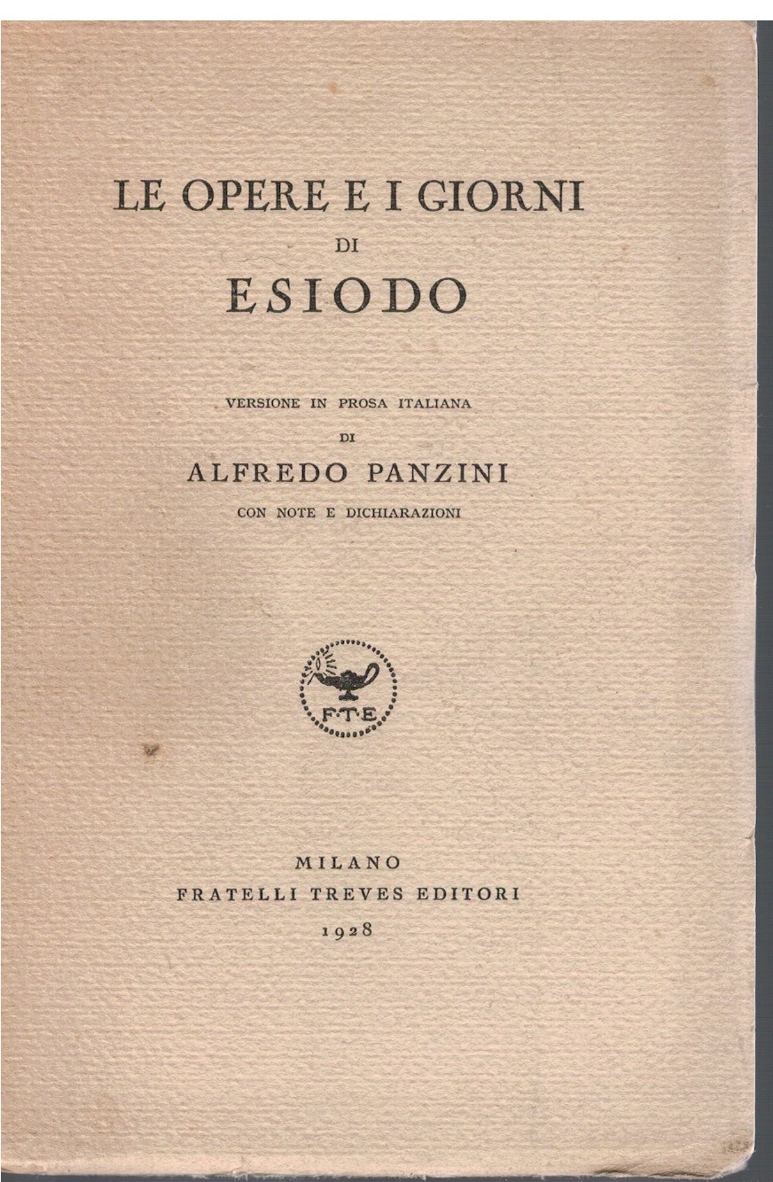Le opere e i giorni di Esiodo