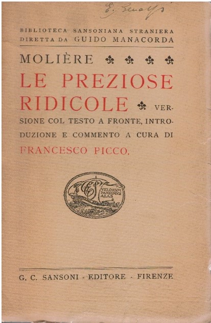 Le preziose ridicole. Versione col testo a fronte, introduzione e …